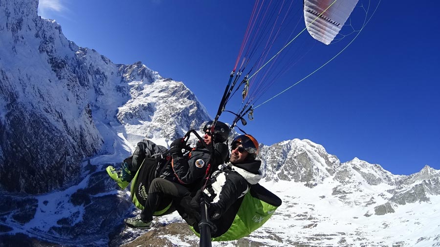 parachuting